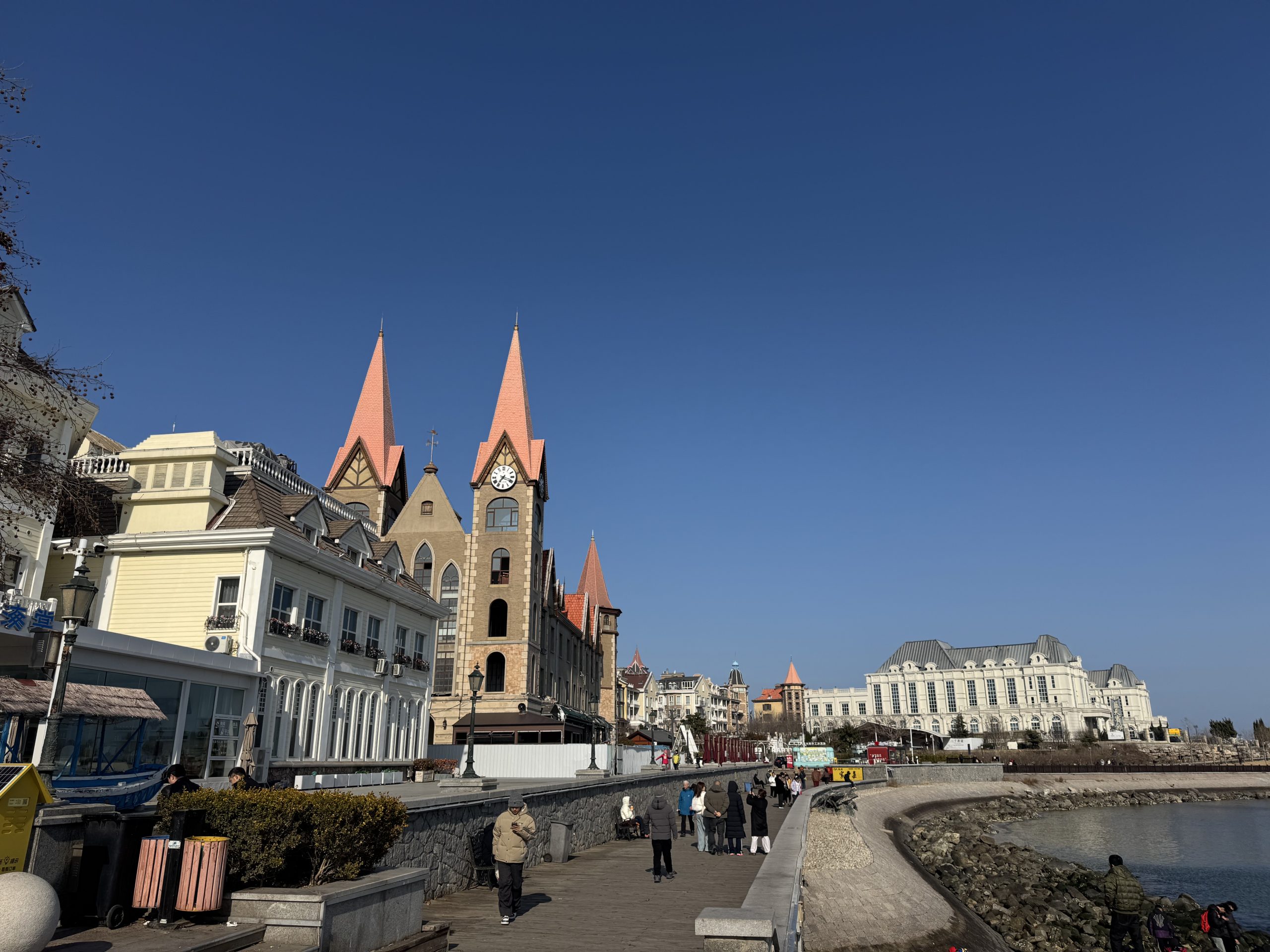 연태 어인부두의 전경