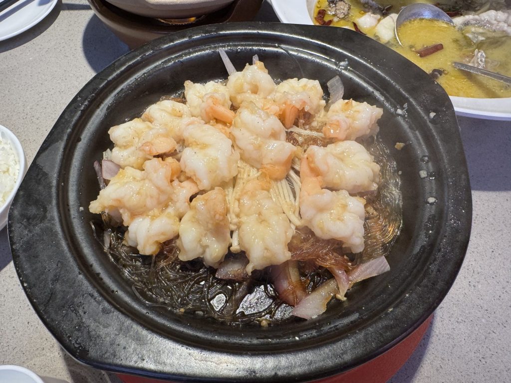 조이시티의 마오루촨차이 마늘당면새우