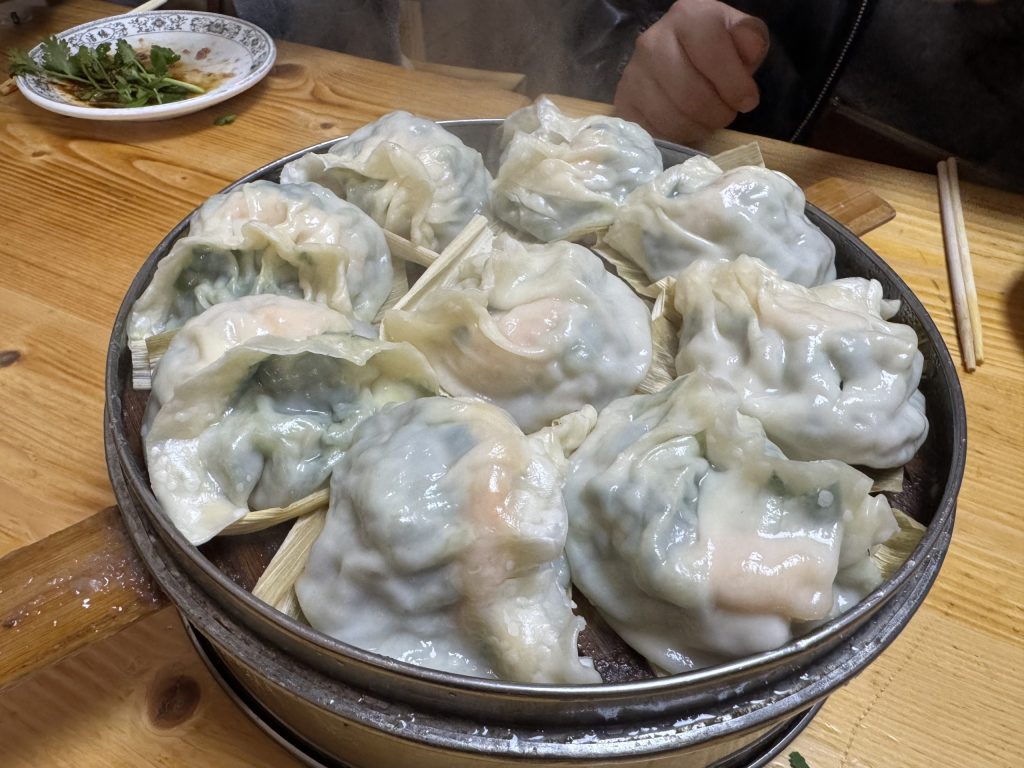 연태 맛집 노가포자포의 육즙이 가득한 부추새우만두