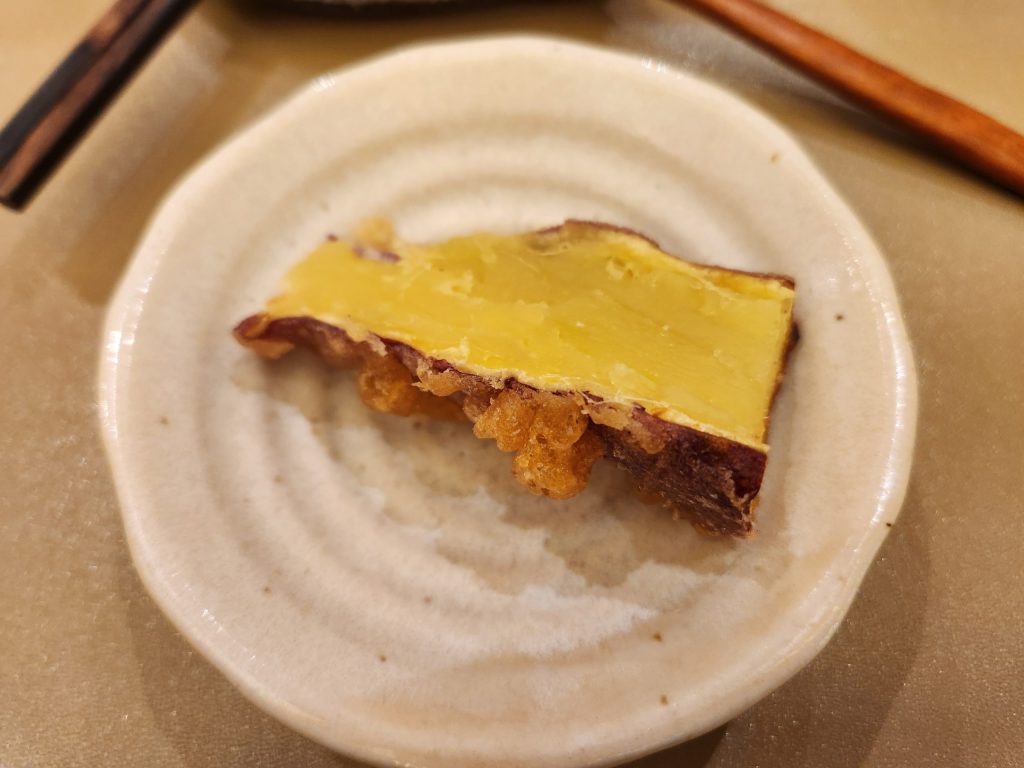 고구마튀김으로 포만감